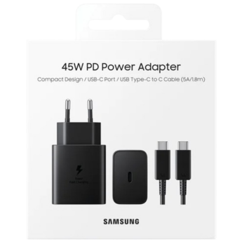 Chargeur Type C Samsung-45W Noir-meilleur prix tunisie