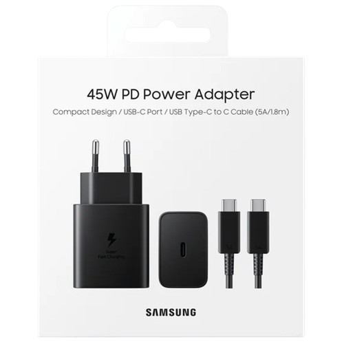 Chargeur Type C Samsung-45W Noir-meilleur prix tunisie
