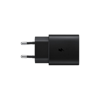 Chargeur secteur rapide Samsung USB Type-C / 25W / Noir-meilleur prix tunisie