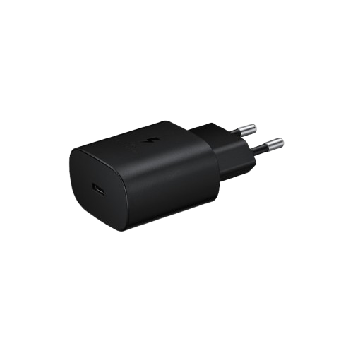 Chargeur secteur rapide Samsung USB Type-C / 25W / Noir-meilleur prix tunisie