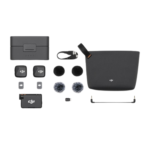 DJI MIC MINI (2 TX + 1 RX + ÉTUI DE CHARGEMENT)-meilleur prix tunisie
