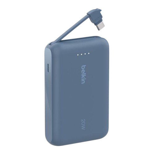 BoostCharge-Power Bank 10K with Integrated Cable- BLEU-meilleur prix tunisie