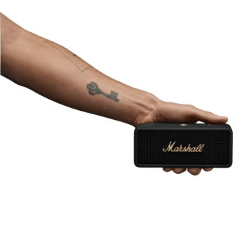 Marshall Emberton III Portable Bluetooth Speaker (Black & Brass)-meilleur prix tunisie